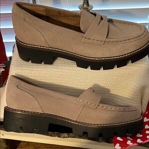 House of Harlow 1960 Men's Suede Loafers - Light Brown